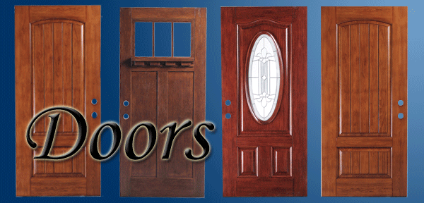 A variety of doors available from Jordan Exteriors in Waunakee, Wisconsin